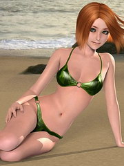 Hot teen 3d toon amy sucks and  fucks her man devon