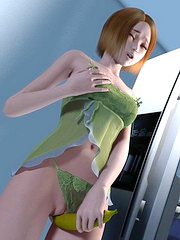 Honest-to-god ho puts her sexiest lingerie on to seduce her hung grandson