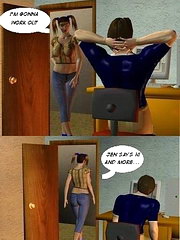 Timid small schoolgirl gets a hardcore doggy-style treatment