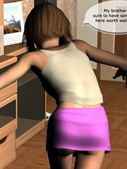 Sister caught masturbating and got slammed by brother